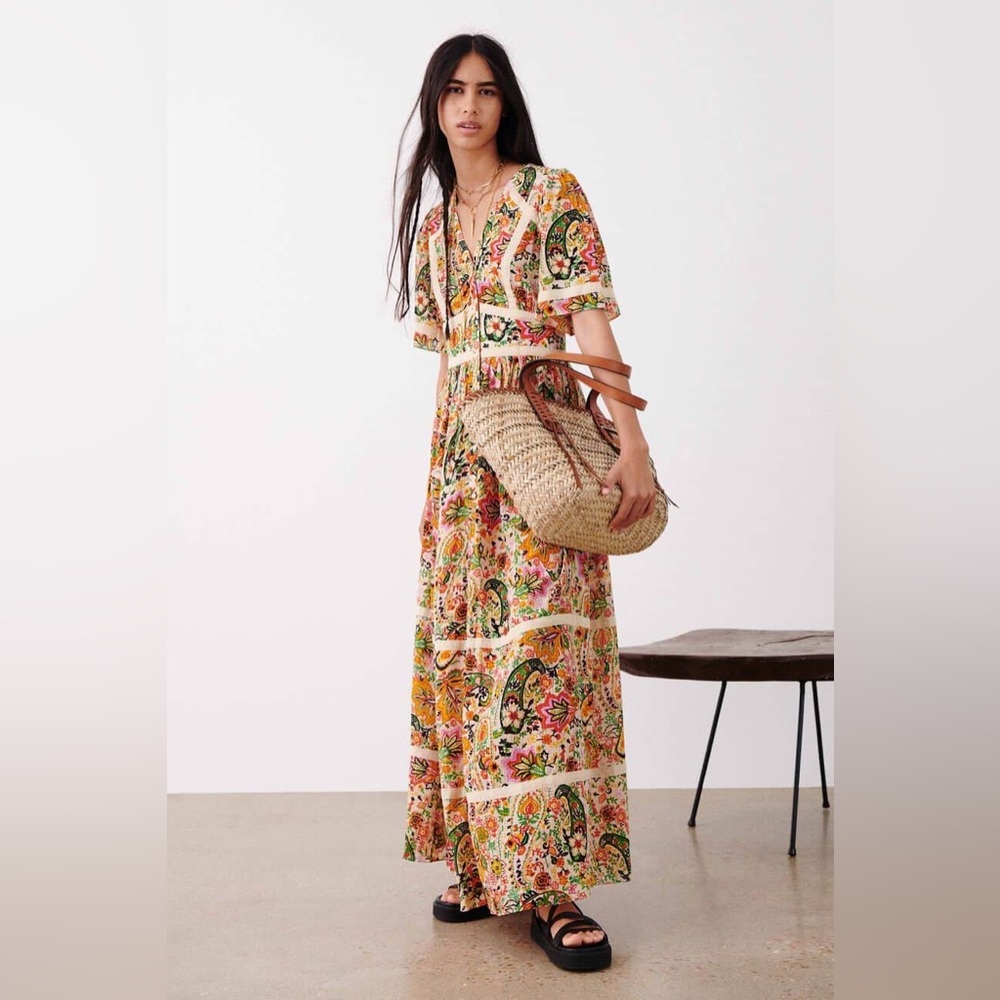 ba&sh Multicolor Floral Maxi Dress